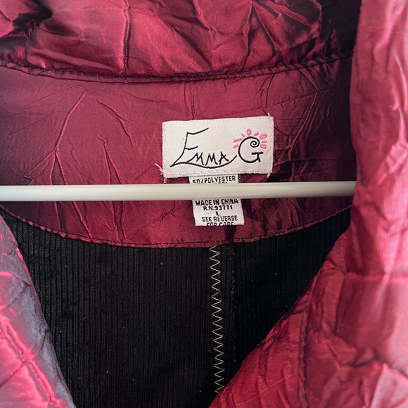 Emma G Black and Red Women's Jacket - Picture 5 of 6